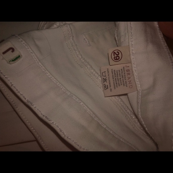 J Brand Mid Rise Super Skinny Jeans White 29 - Picture 8 of 8